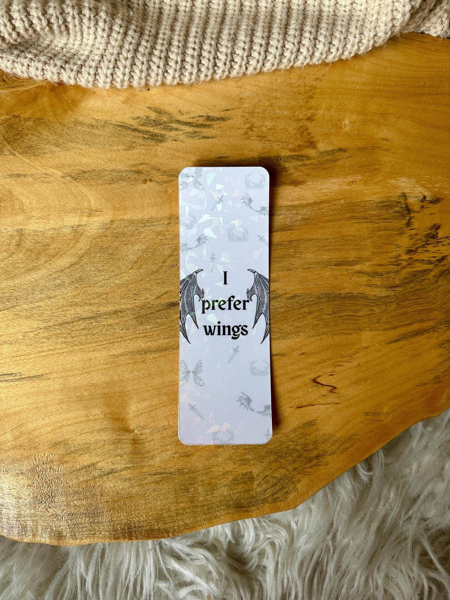 I Prefer Wings Bookmark