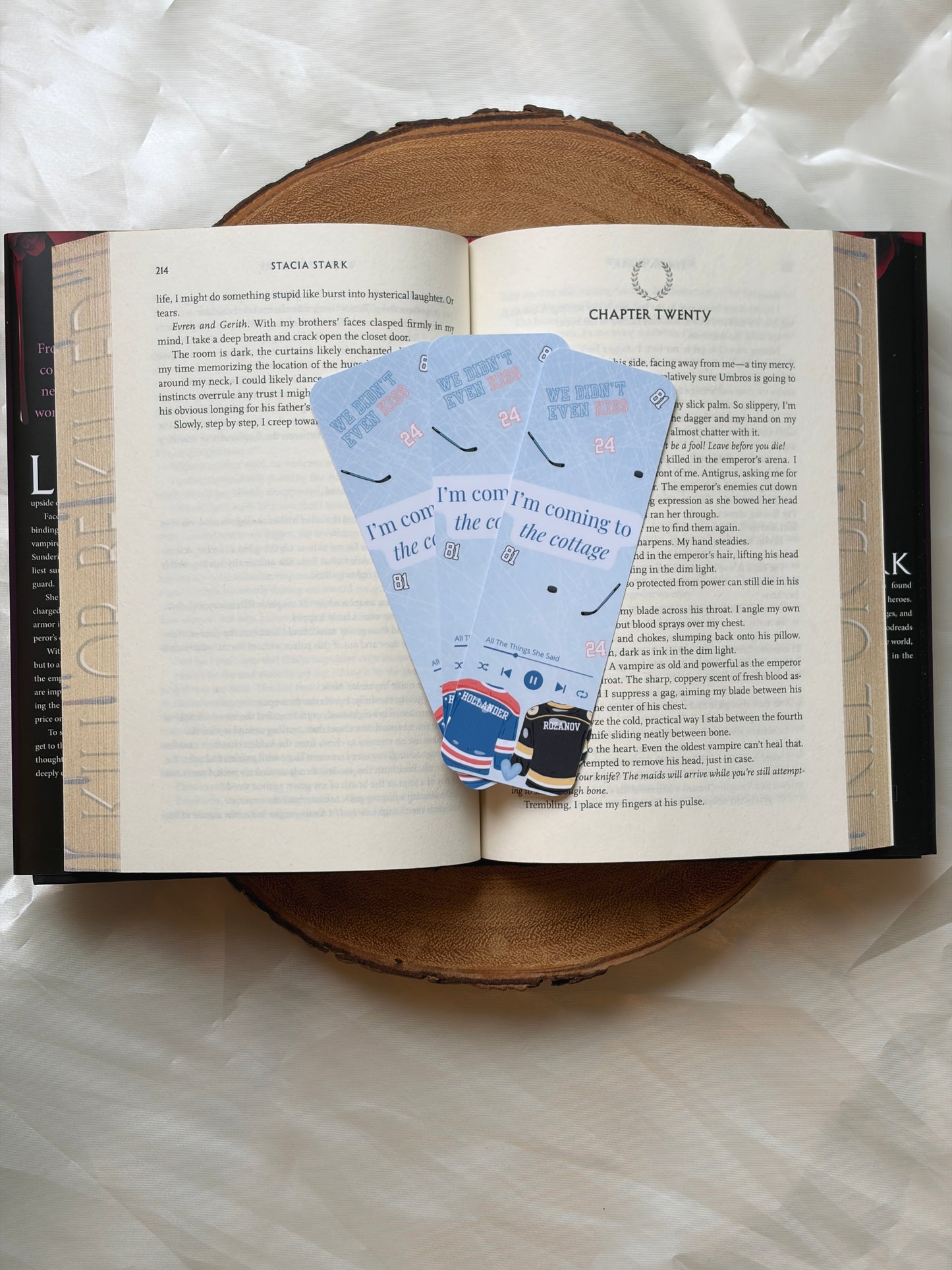 Heated Rivalry Inspired Bookmark
