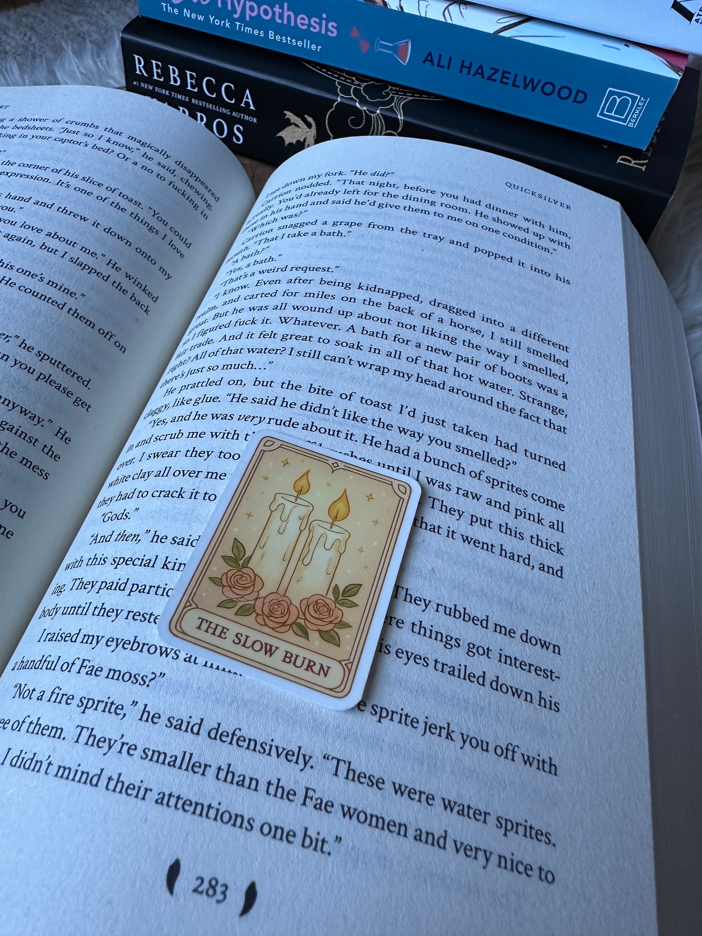 Bookish Stickers: Slow Burn