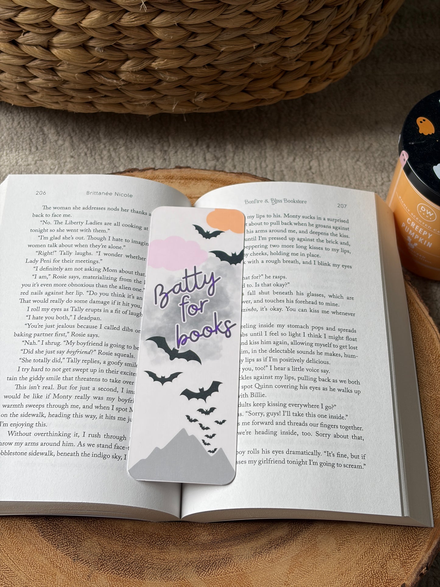Batty for Books Bookmark