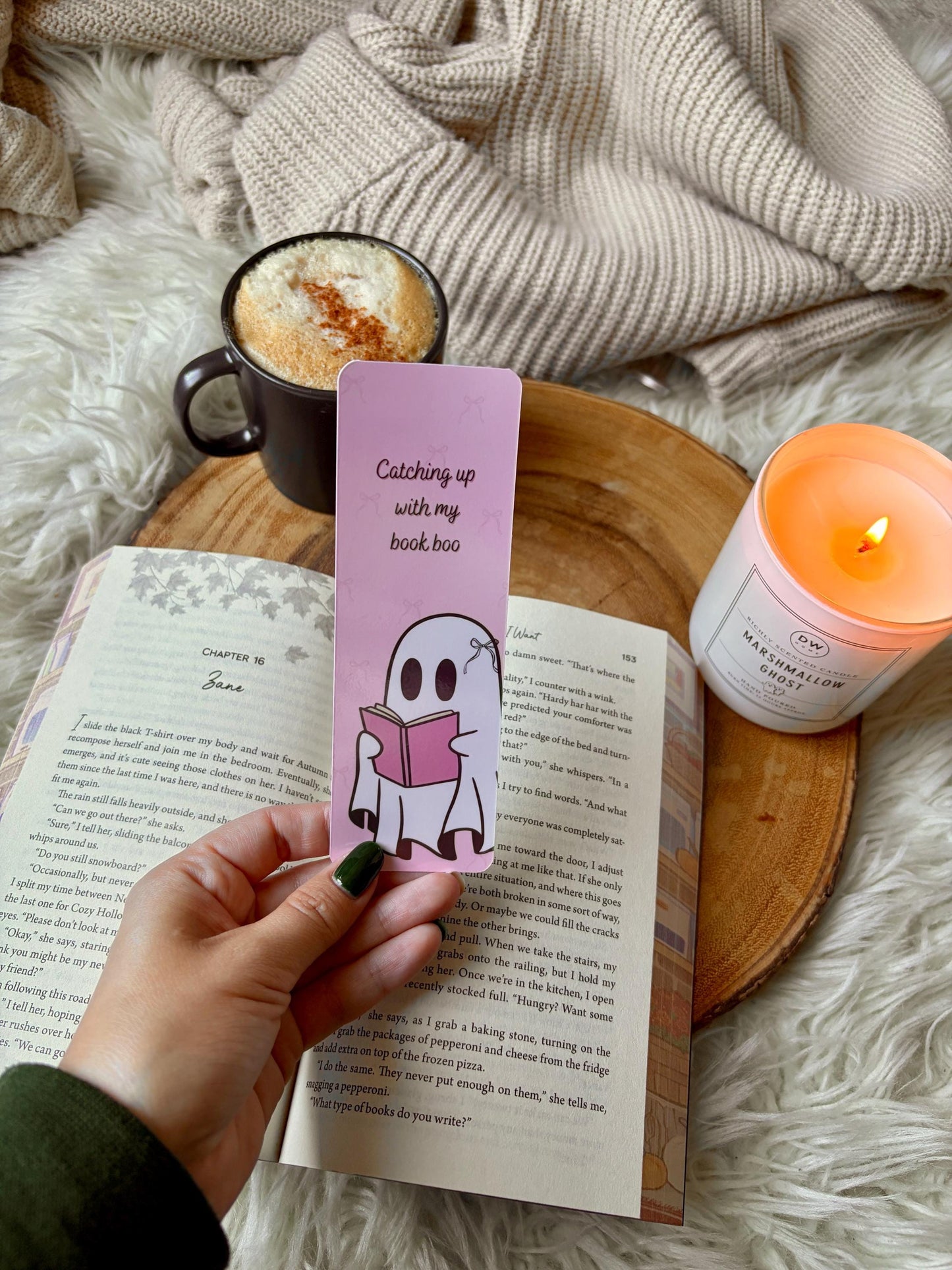 Fall Bookmarks • Ghostface Killer Romance • Pumpkin Spice • Book Boo • Sweater Weather • Autumn Reading Accessories