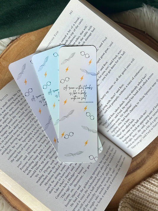 Harry Potter Inspired Bookmark:  Book Lovers Fantasy Bookmark