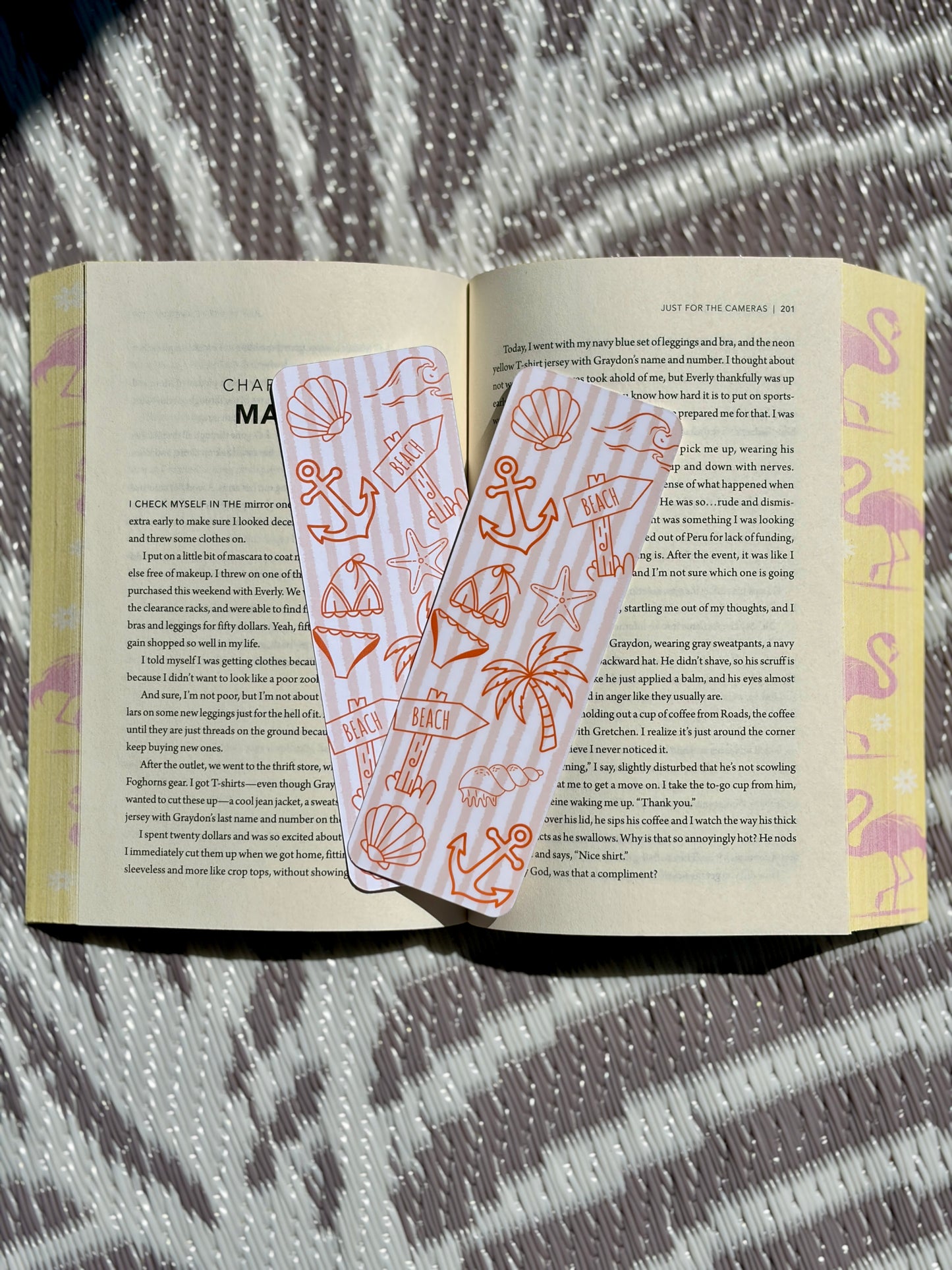 Coastal Beach Bookmark