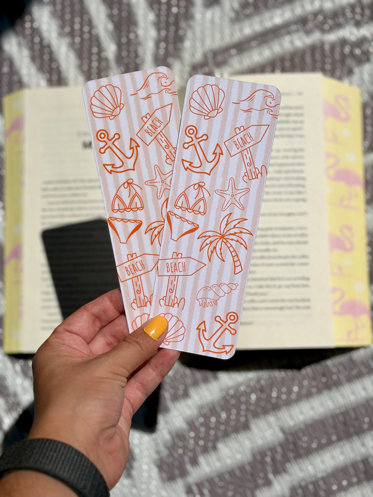 Coastal Beach Bookmark