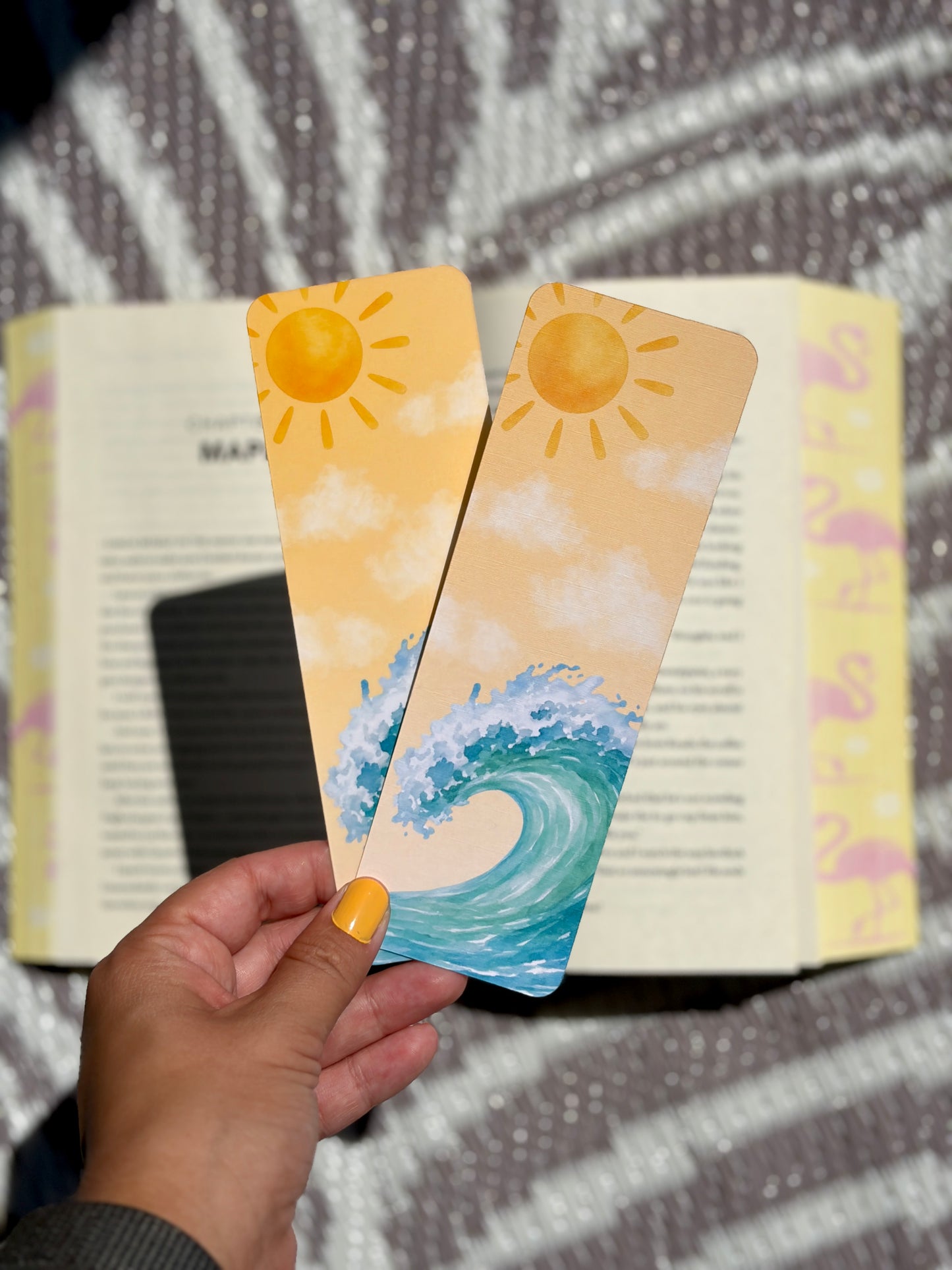 Sun & Waves Bookmark