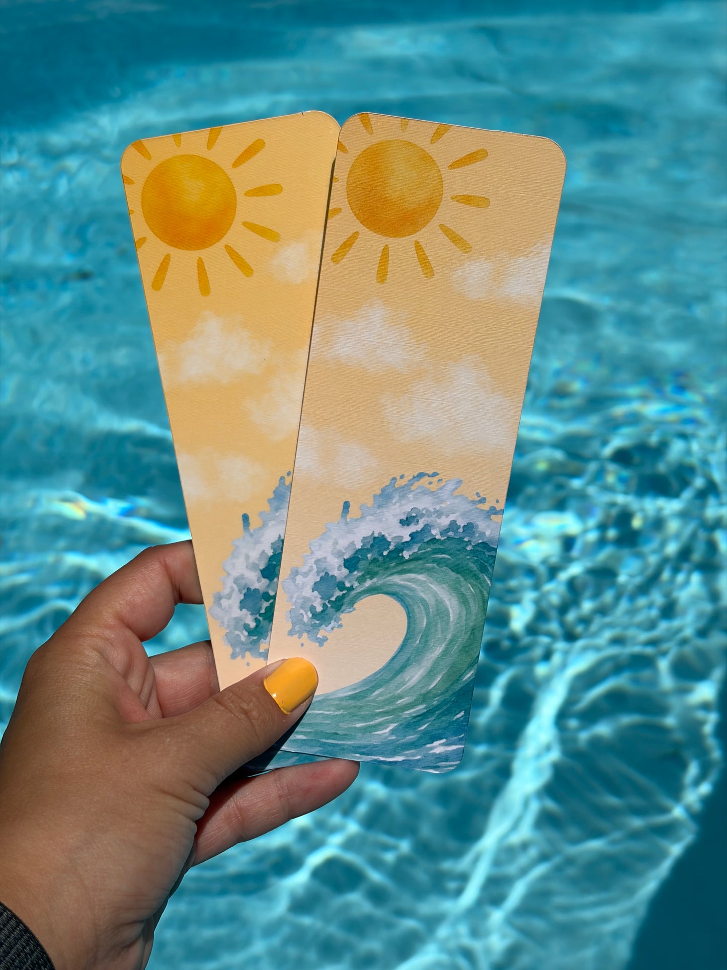 Sun & Waves Bookmark