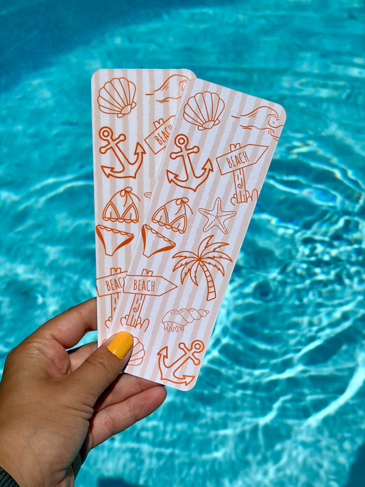 Coastal Beach Bookmark