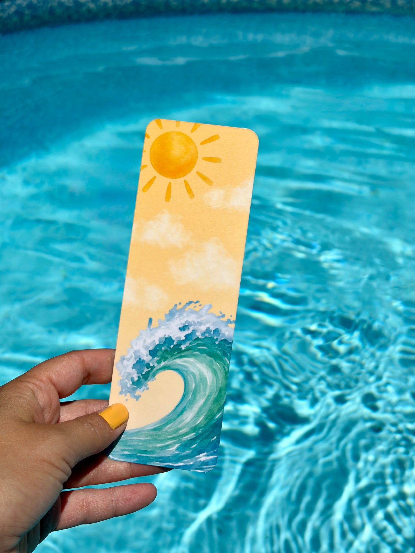 Sun & Waves Bookmark
