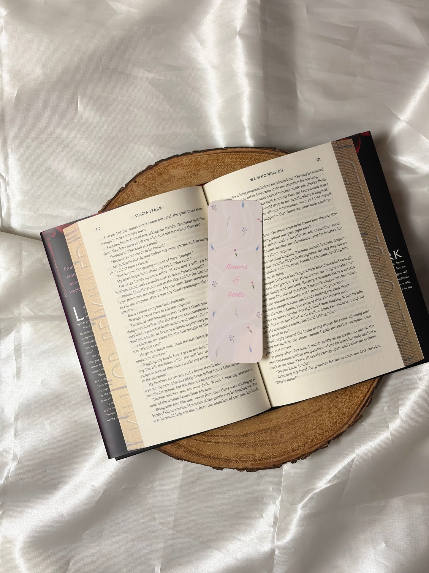Flowers & Books Bookmark