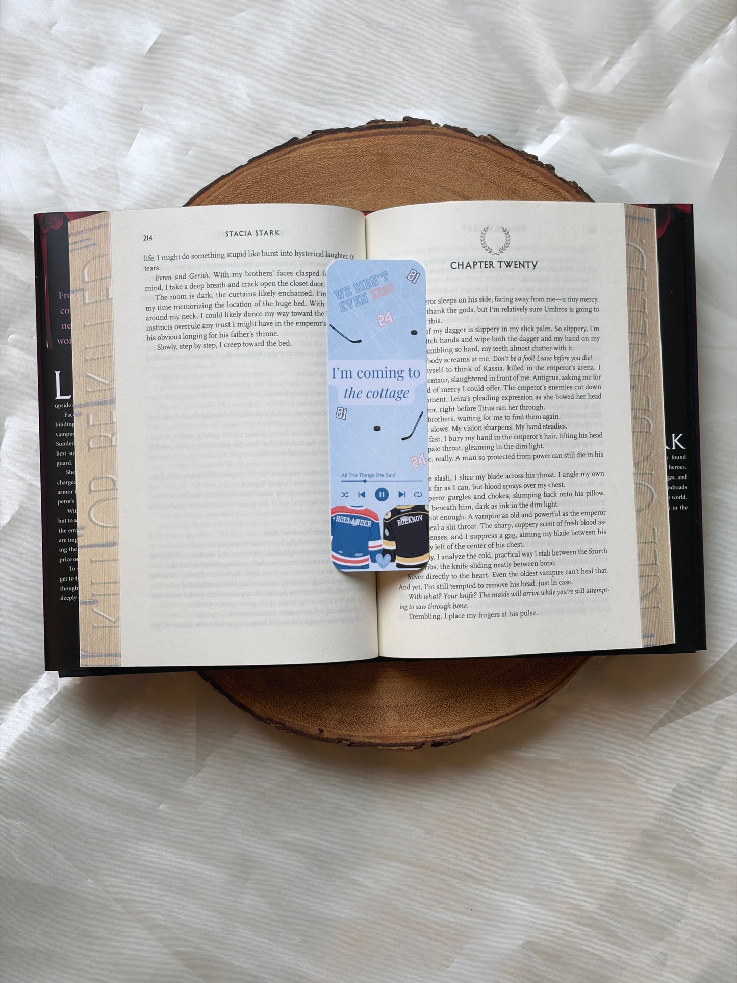 Heated Rivalry Inspired Bookmark