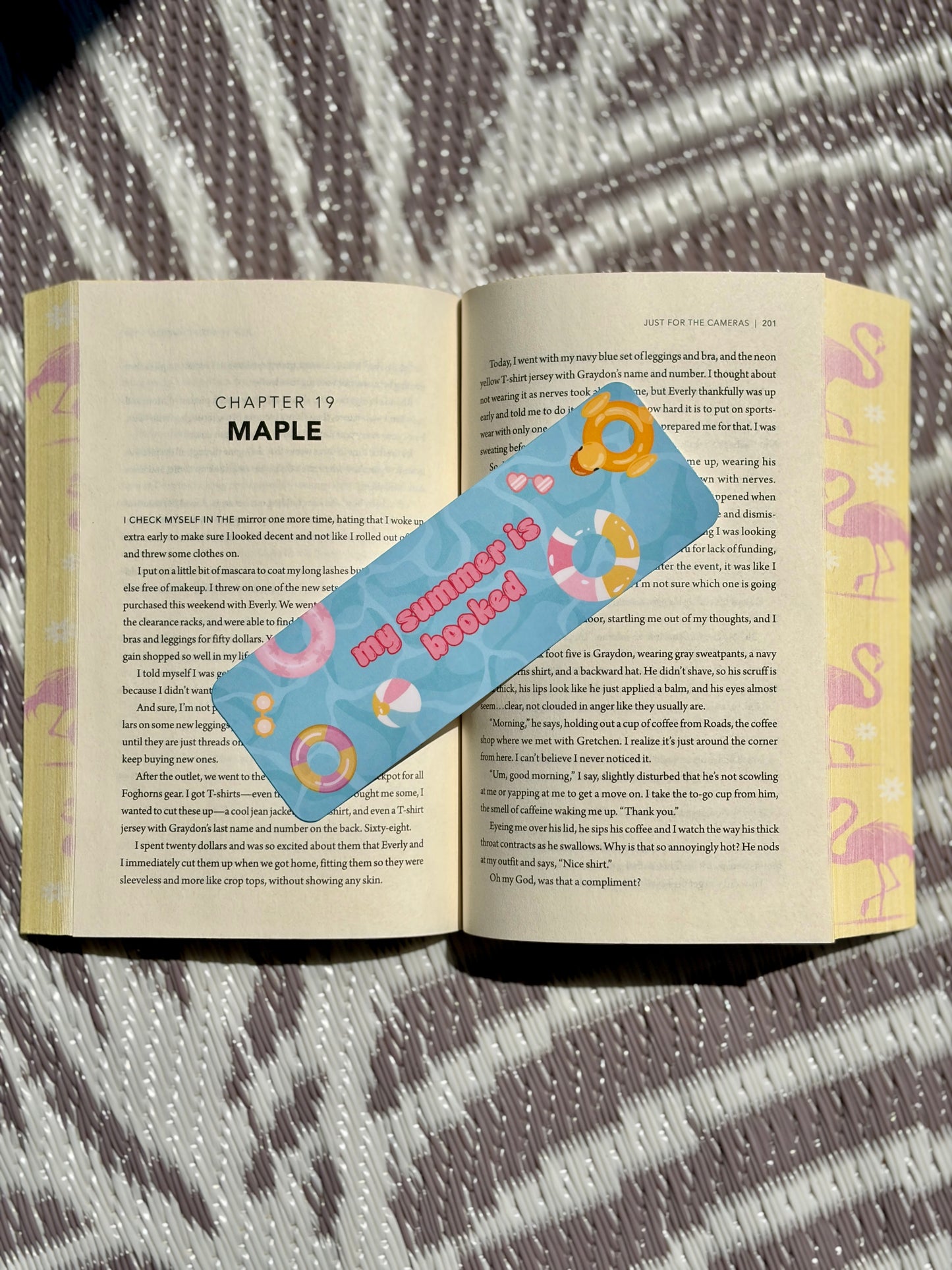 My Summer Is Booked Bookmark