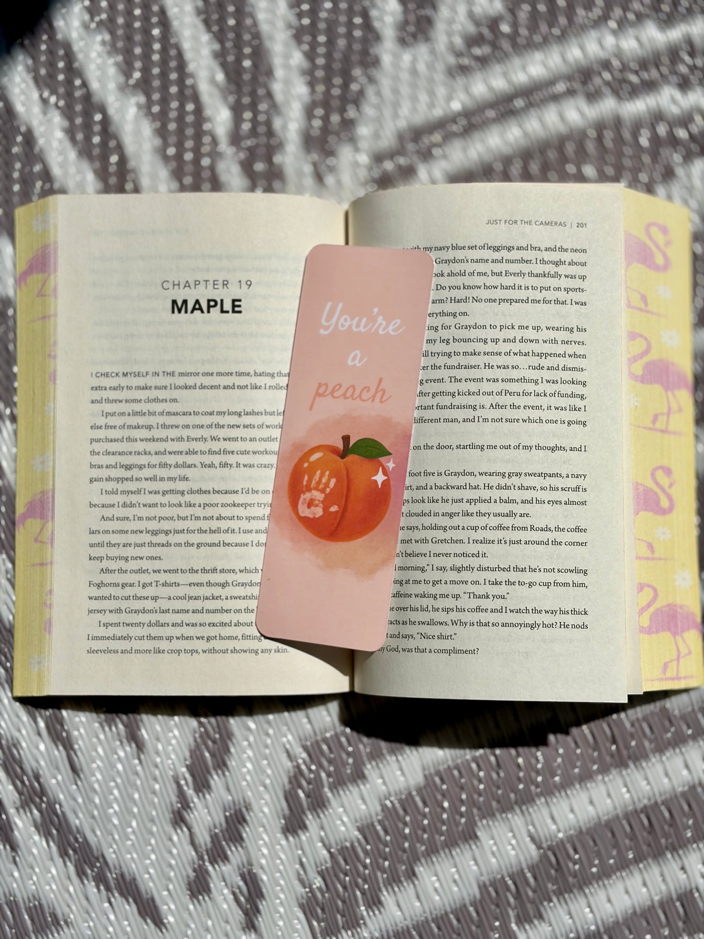 You're A Peach Bookmark