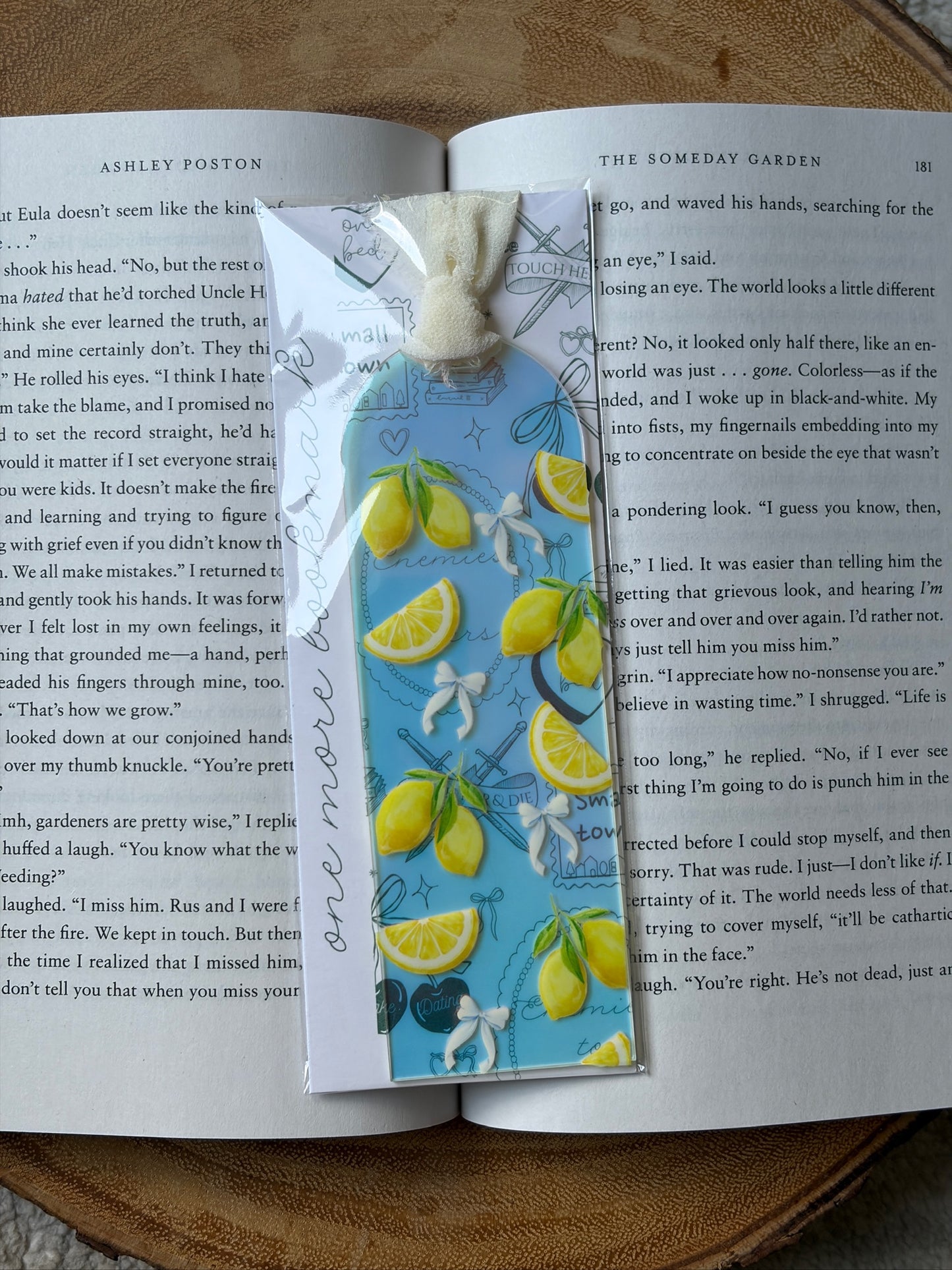 Lemon Acrylic Bookmark
