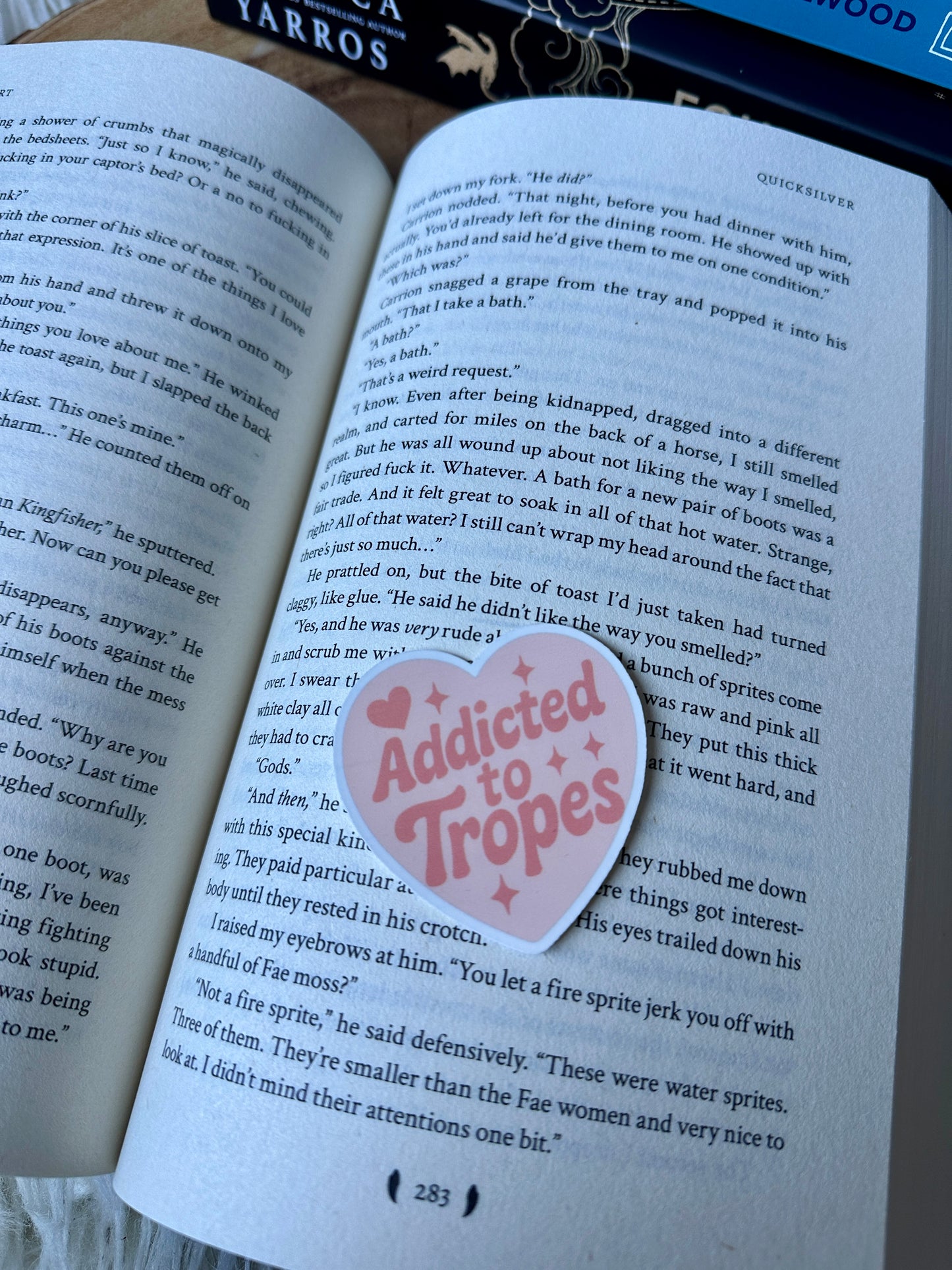 Bookish Stickers: Addicted to Tropes