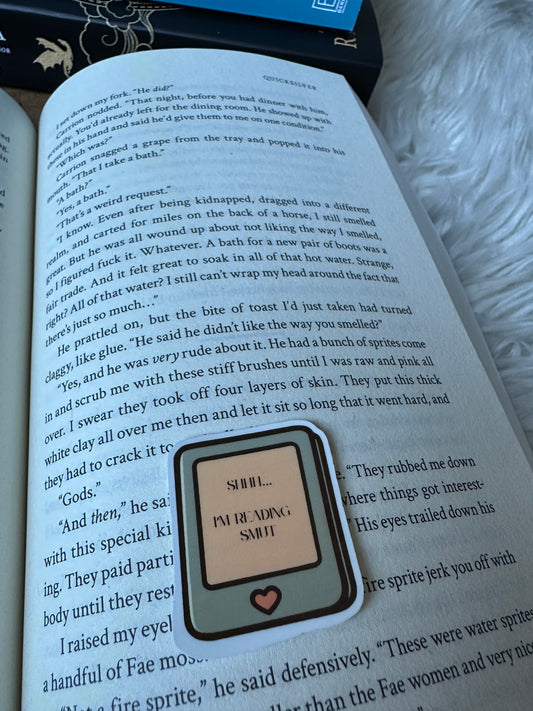 Bookish Stickers: Shhh I'm Reading