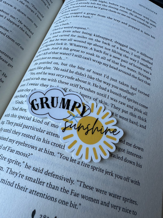 Bookish Stickers: Grumpy x Sunshine