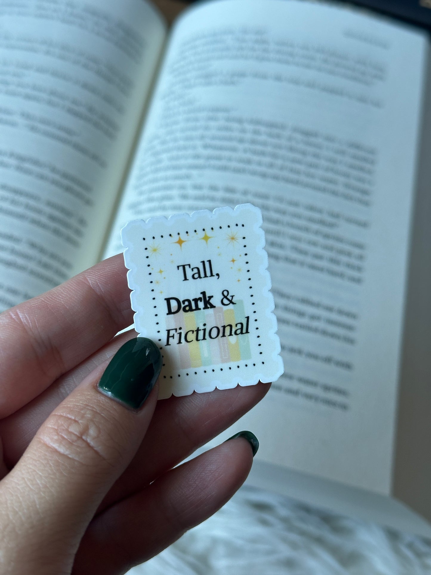 Bookish Stickers: Tall, Dark, and Fictional