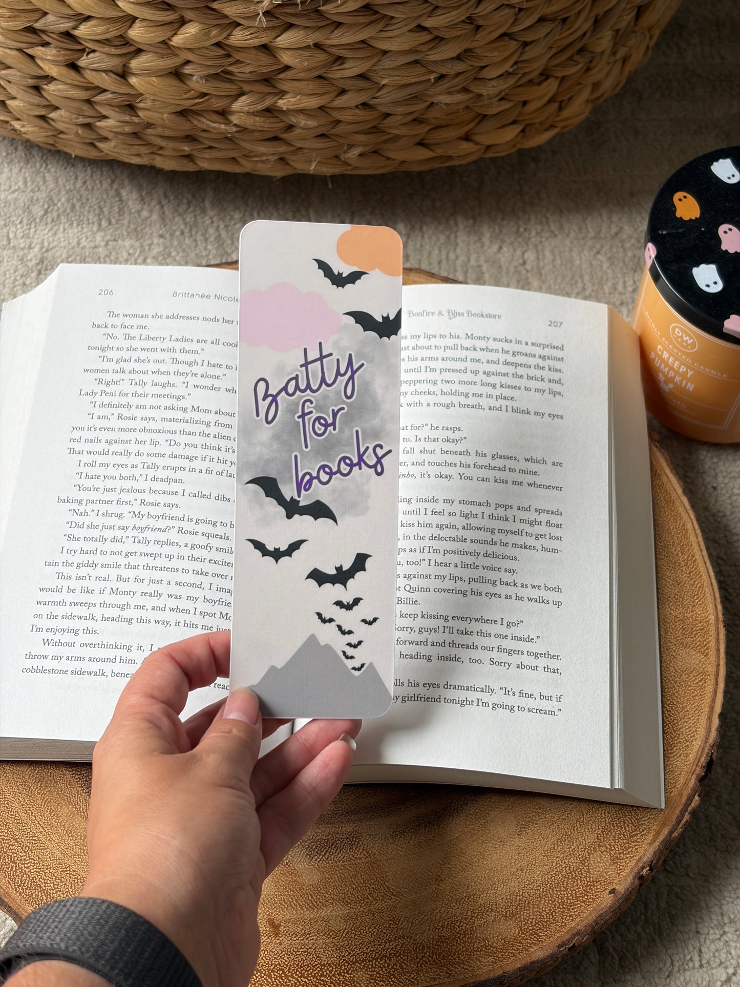 Batty for Books Bookmark