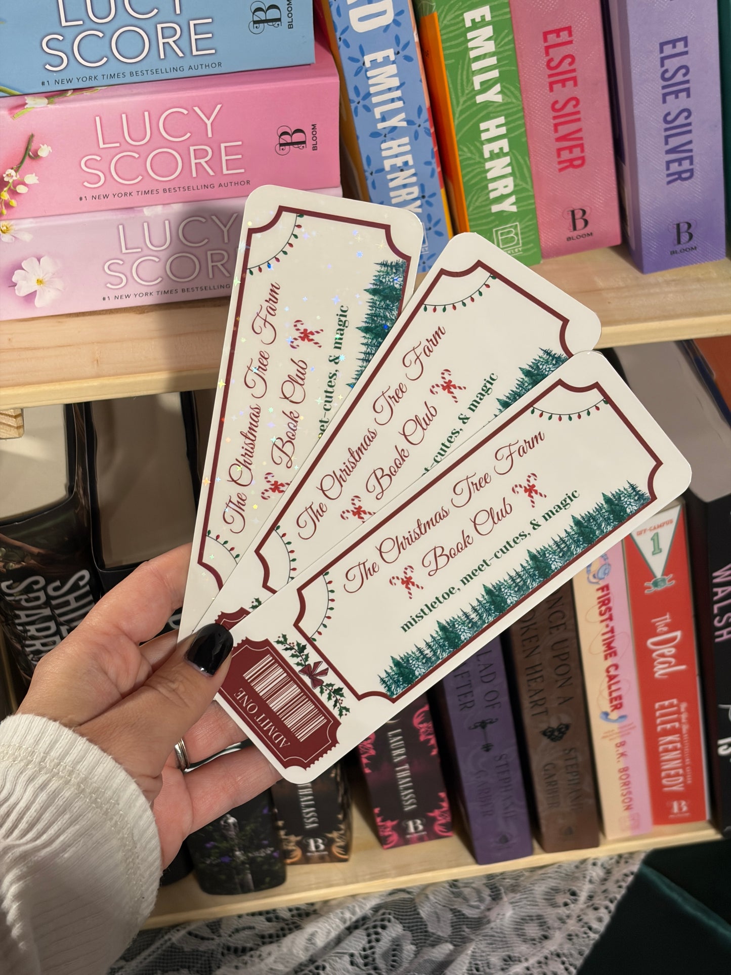 Christmas Tree Farm Ticket Bookmark