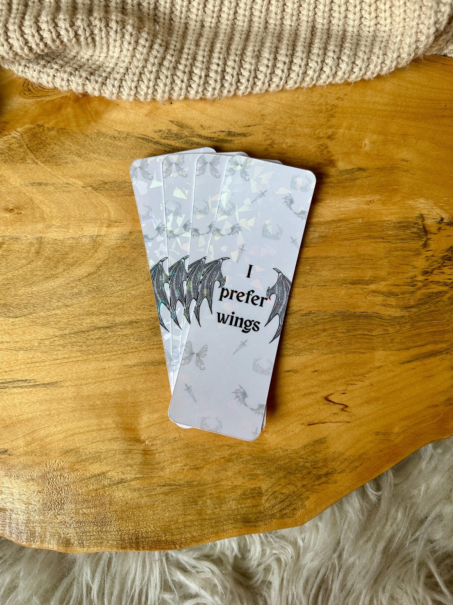 I Prefer Wings Bookmark