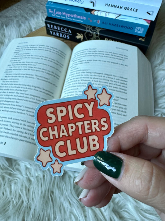 Bookish Stickers: Spicy Chapters Club