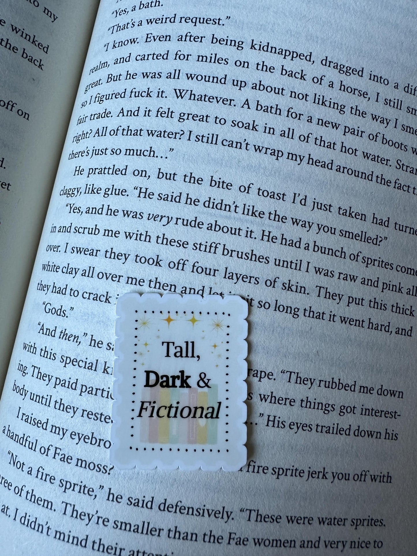 Bookish Stickers: Tall, Dark, and Fictional